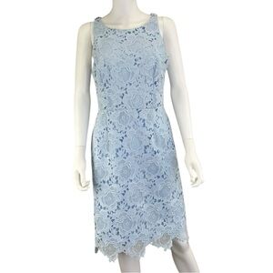 Katherine Kelly Blue Lace Midi Dress Size 8
